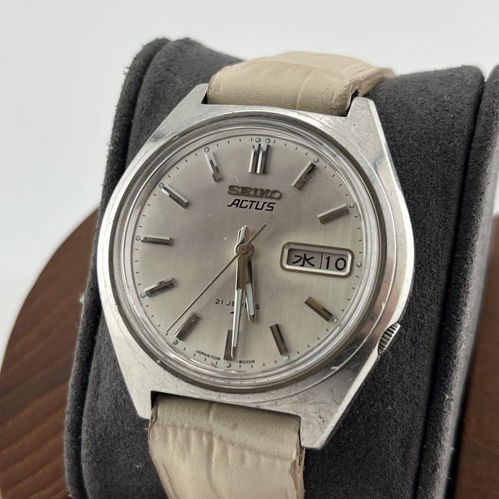 [USED] Overhauled Seiko Actus Day-Date 7019-8010 Automatic