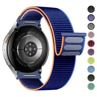Armband für Samsung Galaxy Watch 7/6/4/classic/5 pro 44mm 40mm Handgelenk Keine Lücken Nylon Sport-Schlaufe correa Armband Galaxy Watch 7 Armband