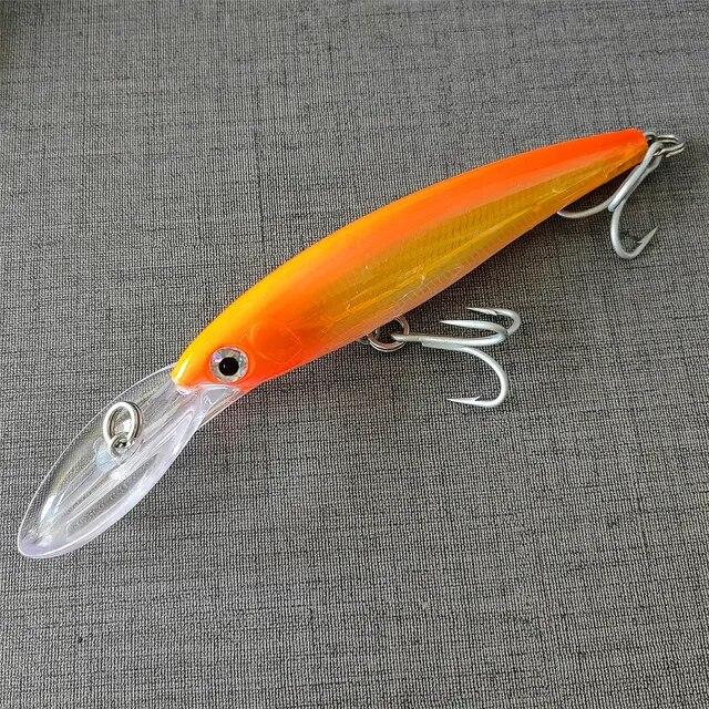 Trolling Minnow Fishing Lures 12 14 16 18cm 32g 49g 73g 92g Floating Sinking Wobblers Hard Bait for Pike Saltwater Fishing Lure