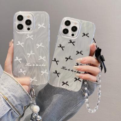 Fjäder Silver Passar för Apple 16PRO Svart Ros Mobiltelefonfodral Iphone12/14 Kärleksarmband Hårt Skyddsfodral