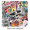 50 Skateboard Doodle Tegneserie Sport Kreativ Guka DIY Skateboard Koffert Klistremerker Vanntett