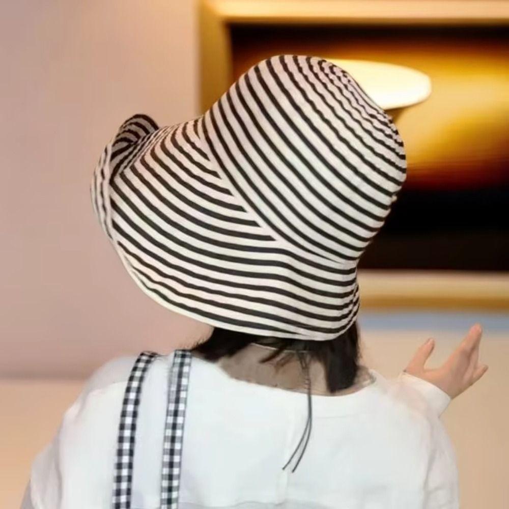 1Pcs Foldable Sun Cap Sunproof Sunscreen Basin Hat New Summer Hat  Women