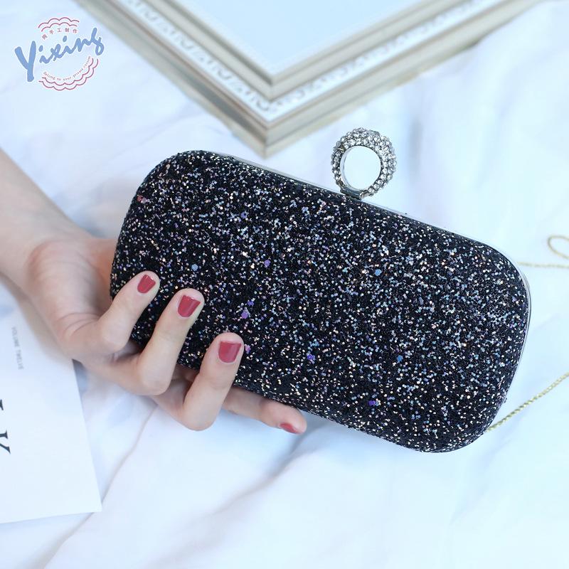

Женская сумка Diamonds Fashion Shell PU сумка на плечо Кошельки и сумки Diamond Chain Solid Hasp Finger Bag