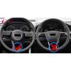 Color My Life Aluminum Alloy Car Steering Wheel Ring Stickers Decals Fit for A3 A4 Q3 Q5 A5 A6 Automobiles