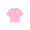 Tommy Jeans Womens/Ladies Embroidered Logo Cotton Cropped T-Shirt