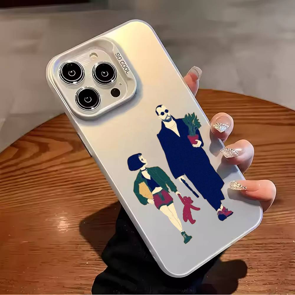 Leon T-the Professional Phone Case For iPhone 17,16,15,14,13,12,11,Pro Max,Plus Candy Silver Cover