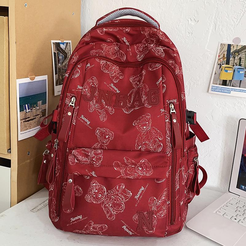 Children's School Bag Elementary School Student Girl Junior High School Student Male Printed Backpack Middle School Student College Student