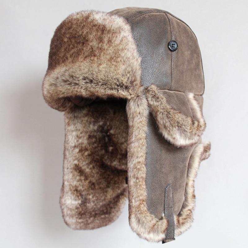 Buy Winter Bomber Hats Vintage Russian 