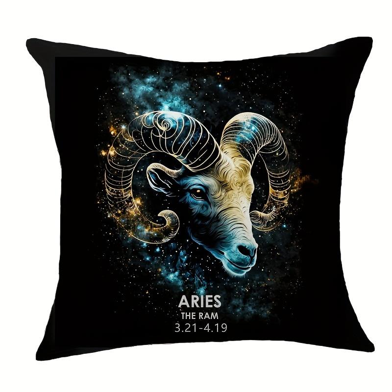 Darkrai Zodiac Cushion Cover Leo Pisces Aquarius Taurus Sagittarius Libra Scorpio Cancer Virgo Capricorn Aries Pillowcase Decor