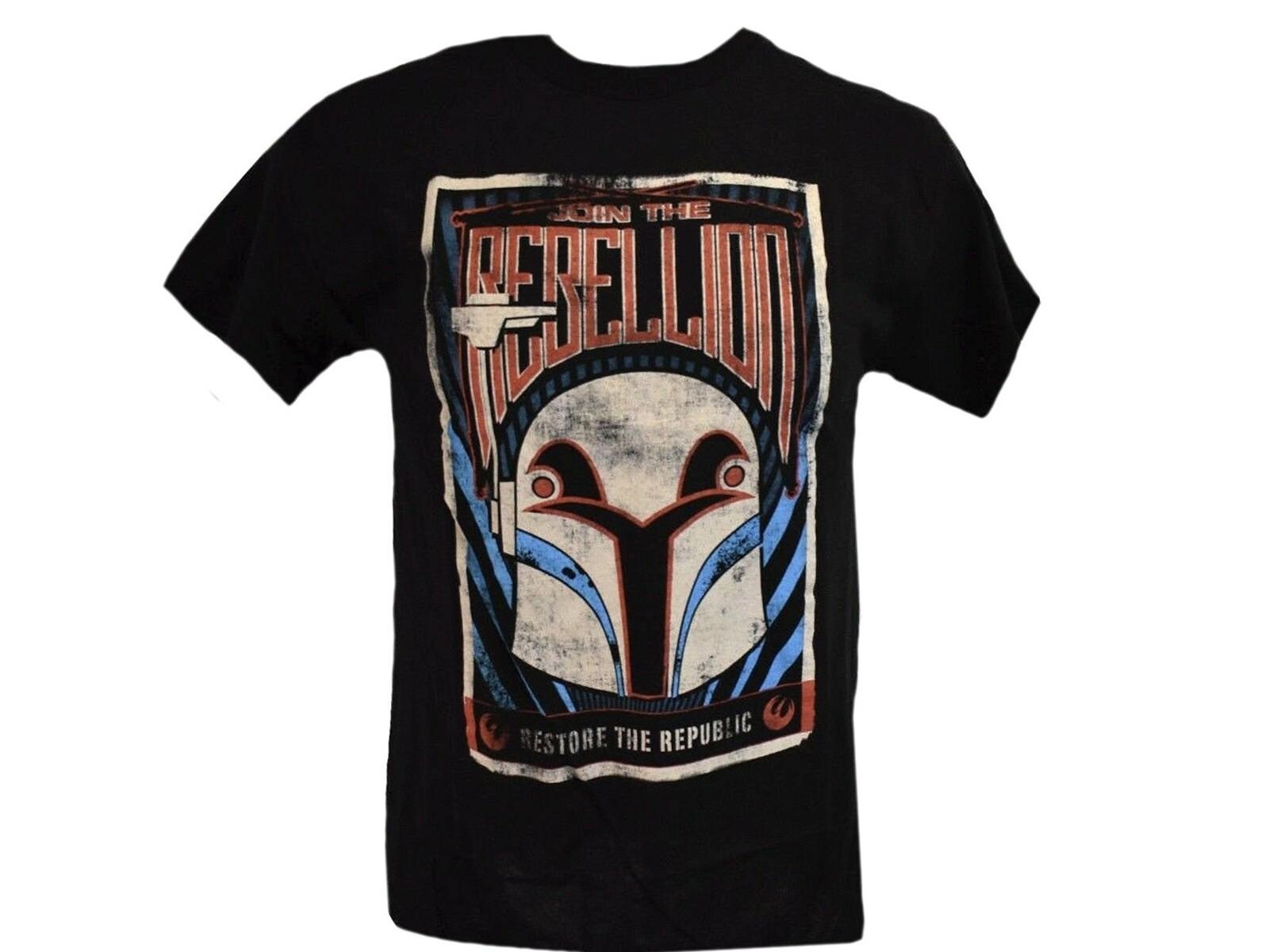 Star Wars Join The Rebellion Restore The Republic Men s T-shirt NEW XL