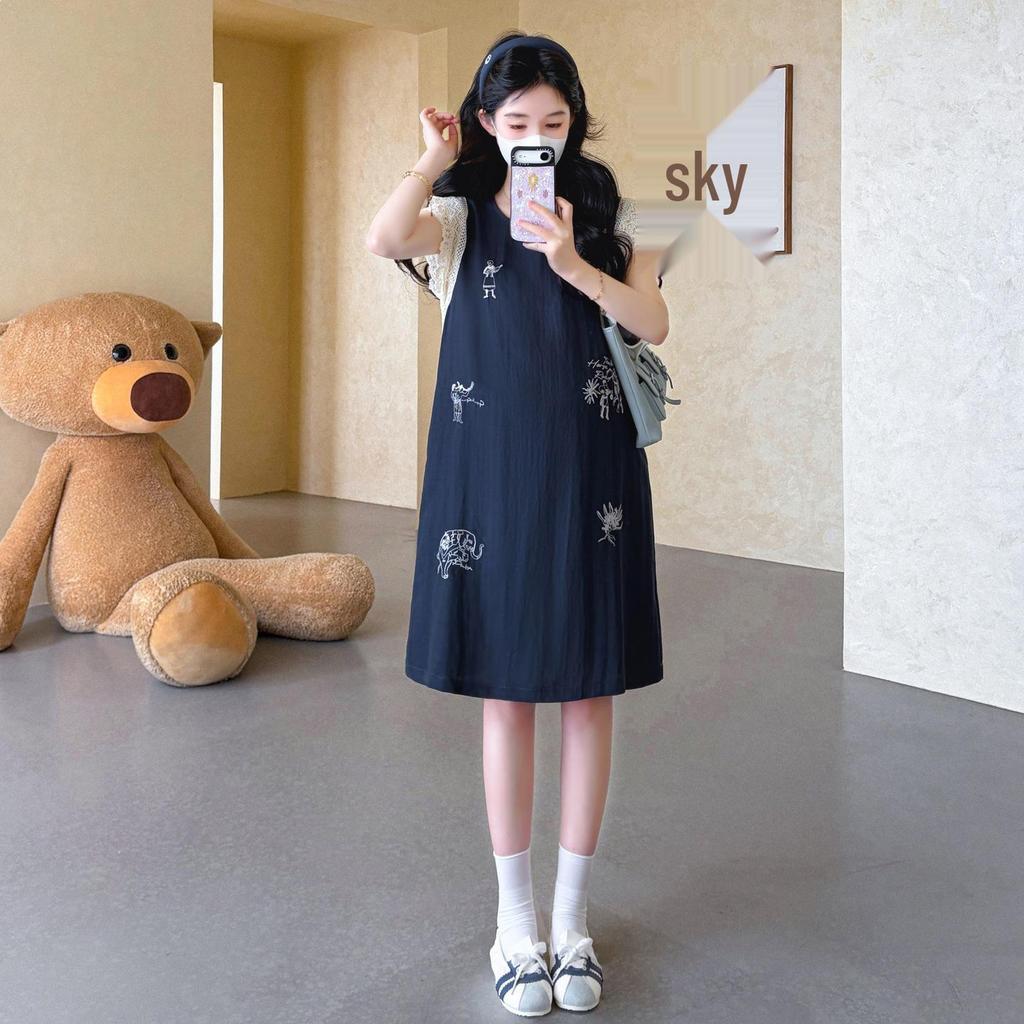 2026 Summer Maternity Dress: Breathable, Loose-Fit, Round Neck