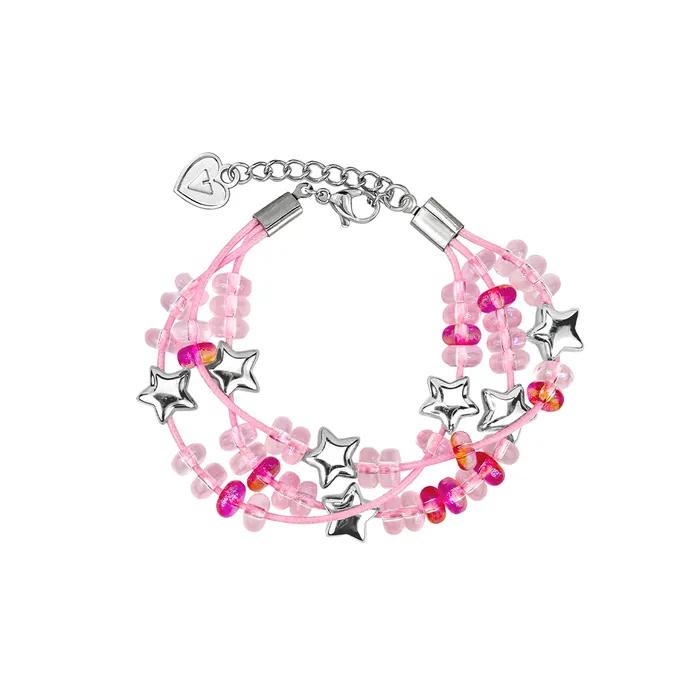 Crystal Star Layered String Bracelet