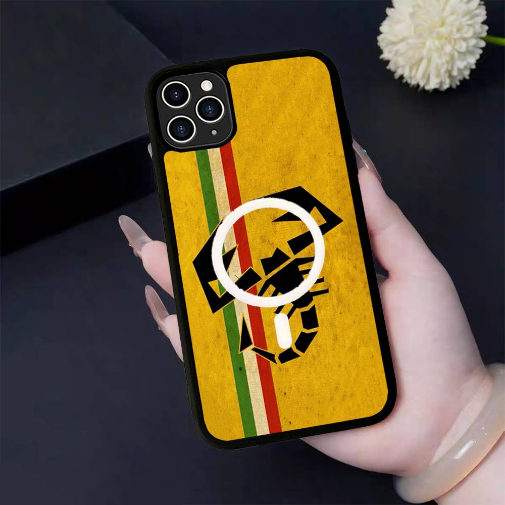 A-Abarth LOGO For Magsafe Magnetic Phone Case For IPhone 17 16 Pro Max 15 Plus 14 13 12 11 Cover