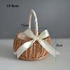with Handles Imitation Rattan Handhold Basket Braid Storage Baskets  Living Room Decoration
