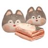 Car Pillow Blanket With Plush Cover For Office Napping Girls Home Car Use