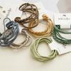 Summer New High-elasticity Durable Simple Braid Hair Elastic Hairband Hairpin Set Headwear