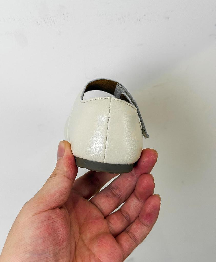 Frühling 2026 Koreanischer Stil Leder Prinzessin Ballerinas für Mädchen - Weich, Rutschfest, Flaches Design