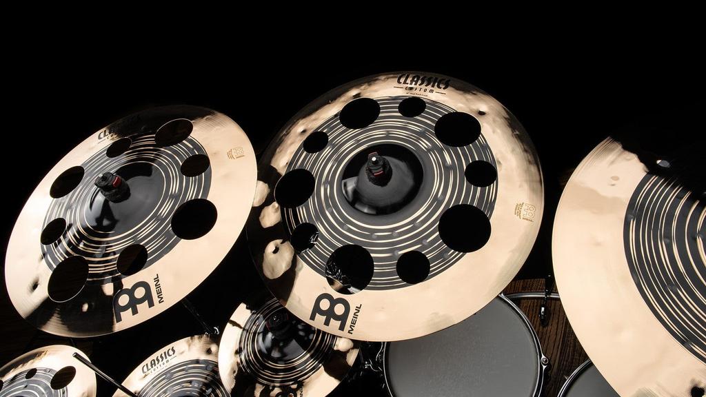 MEINL Cymbals Classics Custom Dual Series Crash Cymbals Dual Trash Crash CC18DUTRC 18" []