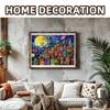 Adult Wooden Puzzle - Colorful Comic City - Unique Irregular Animal Shape Puzzle - Creative Gifts for Teenagers and Adults