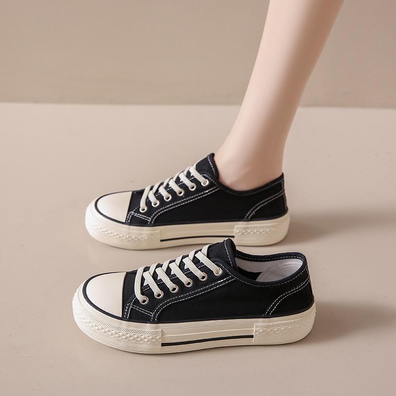 Canvas shoes women's summer new versatile students breathable running board shoes casual shoes children tide