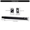 Multifunction Sliding Door Security Lock Iron 90/180 Degree Mounting Option Double Door Sliding Bolt Lock for Household Use