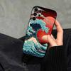 G-Great Wave Off Kanagawa Phone Case For Samsung S25,S24,S21,S22,S23,S30,Ultra,S20,Plus,Fe,Note,10,9,5G Black Cover