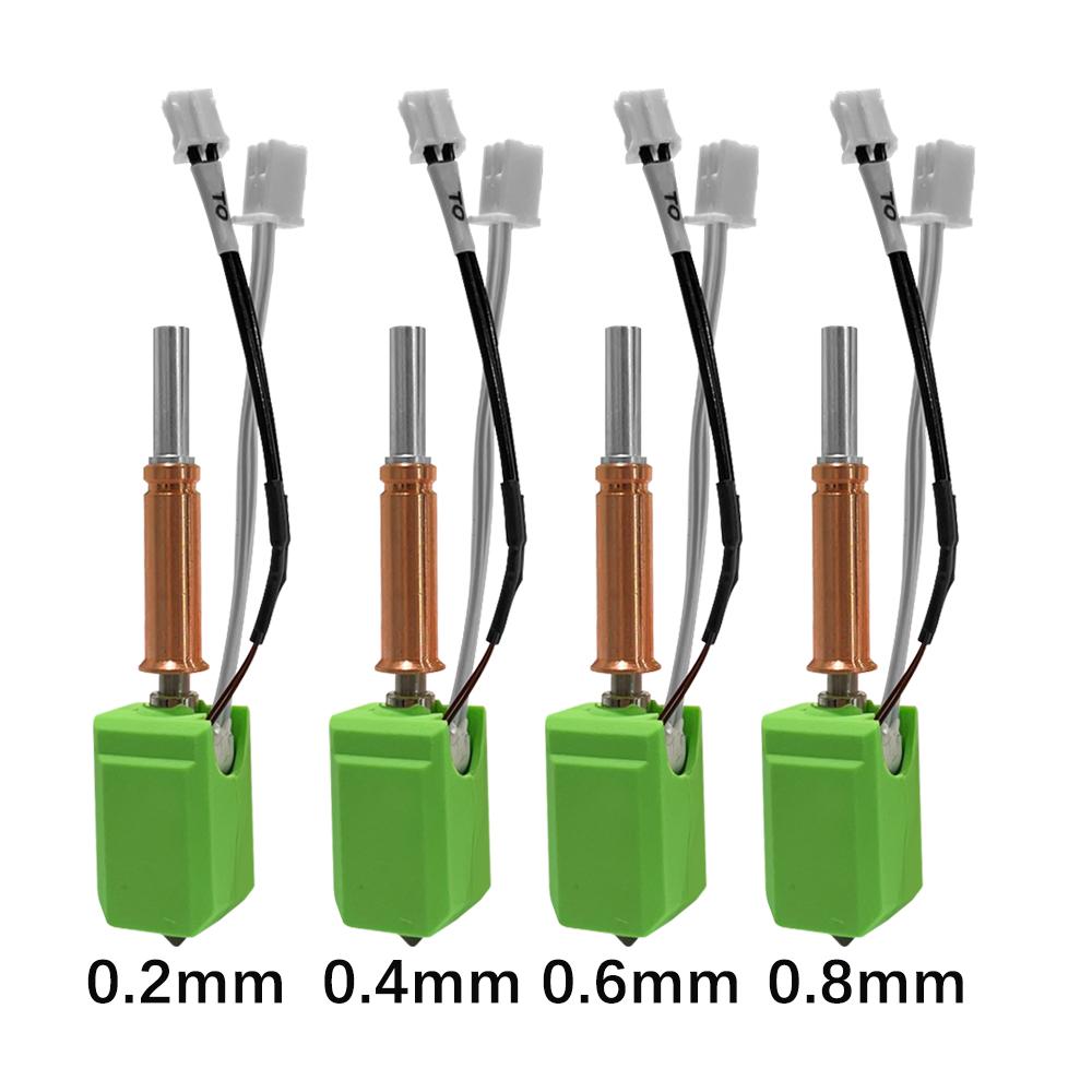 Upgraded Hotend Kit For Anycubic Kobra 3 Bi Metal Heatbreak 24V 60W Ceramic Hot End Thermistor Nozzle For Anycubic Kobra 3 Combo