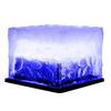 Solar Lawn Lamp Outdoor LED Ice Cube Lamp Crystal Brick Glass Lawn Lamp Garden Light Waterproof Pathway Decoration