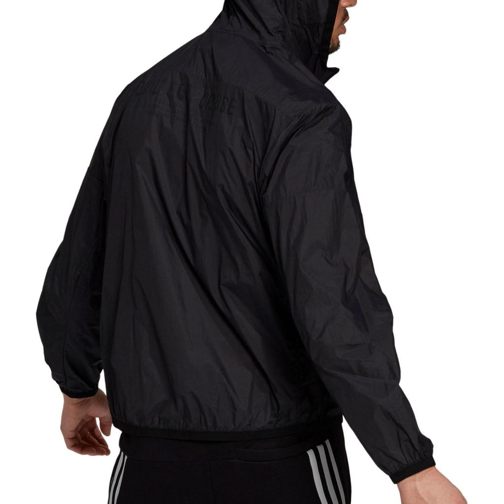 Adidas Jackets Men's Black Hooded Moderate Other GQ6265
