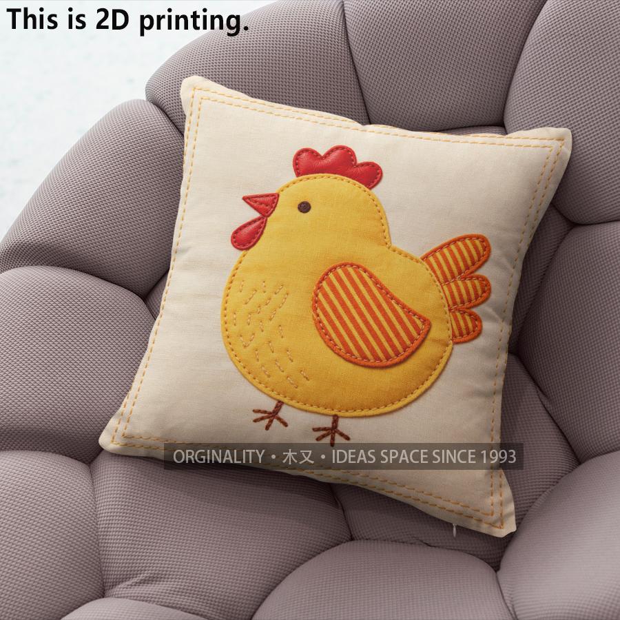 Cute Farm Chicken Throw Pillow Covers Home Decor Pattern Cushion Cover Suitable For Sofa Bedroom Car Pillow Cover
