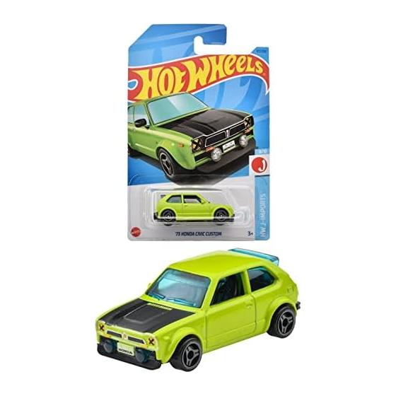Hot Wheels Basic Car Honda Civic Custom [от 3 лет и старше] HNJ97