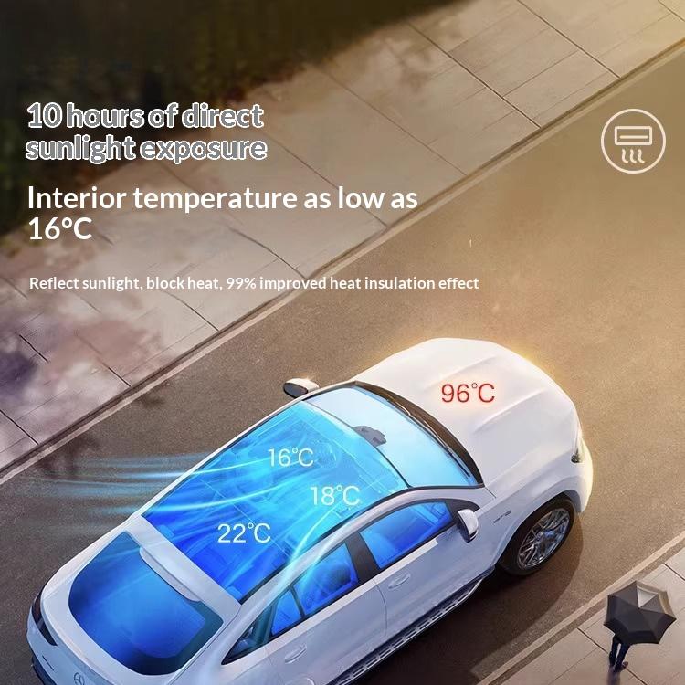 For BYD Models Seal U ATTO New Energy Vehicle Car Windshield Sunshade Front Window Sun Visor Sun Blocker Parking Heat Insulation