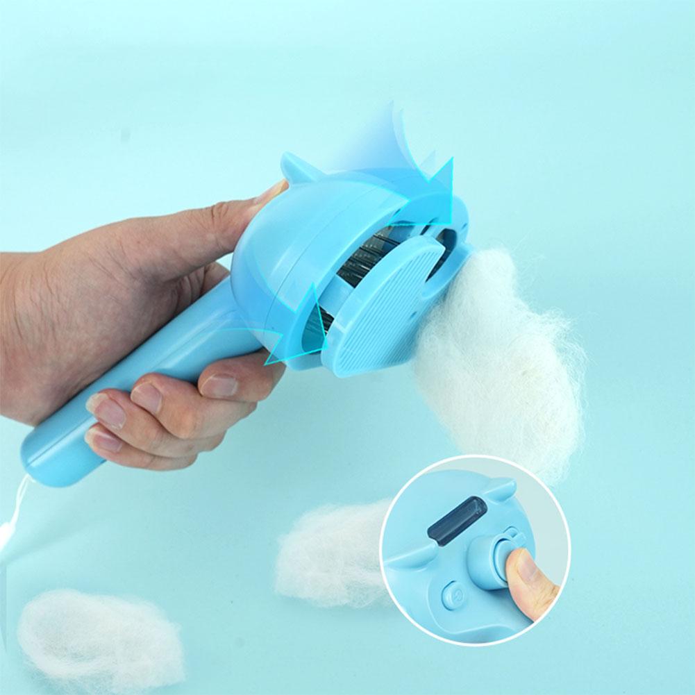 Cat Steam Brush Hair Remover Brush Multi-Function Cat Grooming Brush Cat Shedding Comb Dematting Comb for Small & Large Pets