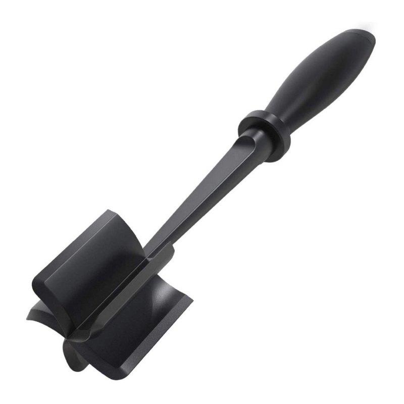 

Многофункциональный измельчитель мяса, термостойкий нейлоновый измельчитель для гамбургеров, антипригарное покрытие, кухонная утварь для измельчения мяса чёрный