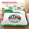 EFA Logo Pattern Bedding Quilt Set  Home Decoration  Gift (1 * duvet cover + 2 * pillowcase  without core)