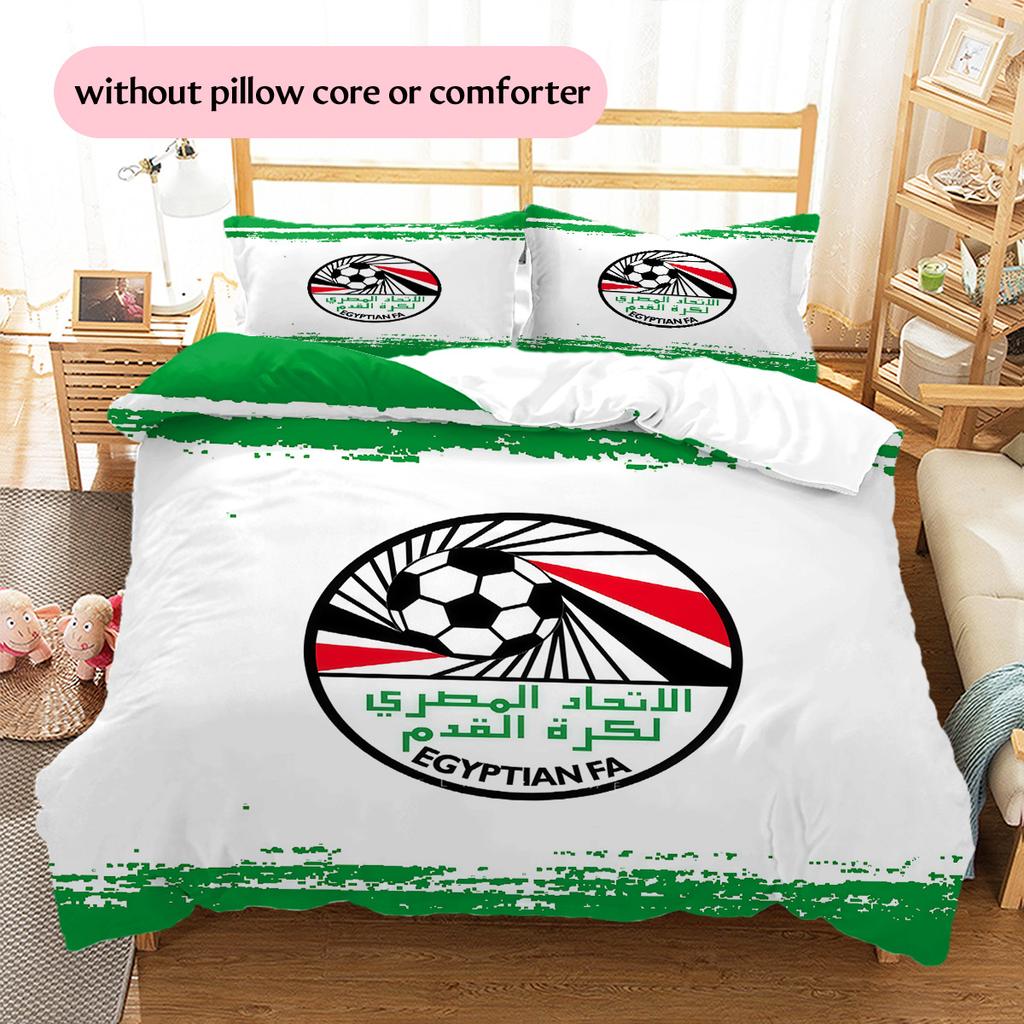 EFA Logo Pattern Bedding Quilt Set  Home Decoration  Gift (1 * duvet cover + 2 * pillowcase  without core)