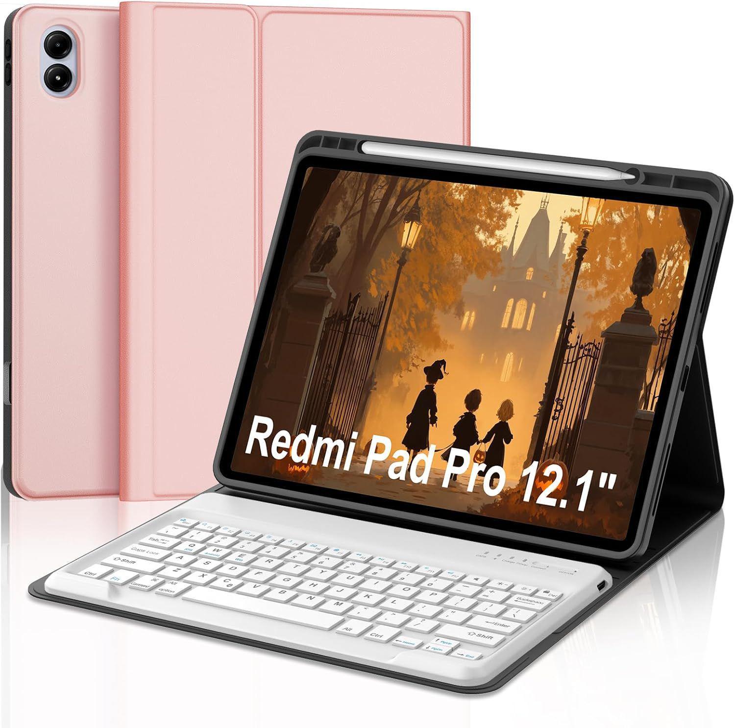 

Xiaomi Poco Pad 12.1-inch Protective Bluetooth Keyboard Case with Touchscreen & Backlit Keyboard for Redmi Pro Xiaomi Poco Pad 12.1 / Redmi Pad Pro 12.1