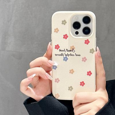 Phone Case for iPhone 16 15 14 13 12 11 Pro Max iPhone 11 13 16 15 14 12  Colorful Flower Dots Phone Case Cover