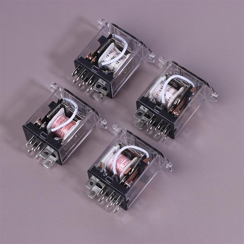 Jqx-13F Hh62P Silnoproudové Relé Cívka Všeobecné Dpdt Mikro Mini Elektromagnetický Reléový Spínač Se Zásuvkovým Základem Ac220V Dc12V24V