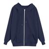 Women's Hooded Sweatshirts Autumn New Lazy Style Casual Loose Zipper Women's Sweatshirts Jackets Fashion Solid Color Streetwear Female Hooded Coats