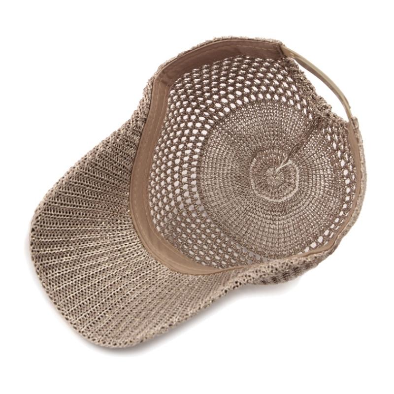 Fresh Latest Brand New Summer Solid Color Plain Color Air Permeable Ventilated Baseball Cap Sports Mesh Hat Outdoor Sun Hat