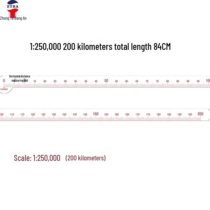 Professional Military Map Plotting  Navigation Scale Ruler