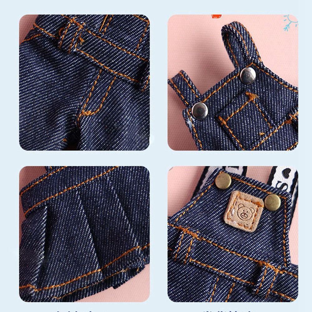 Multi-color Strap Skirt Clothes Jeans Clothing Plush Toys  For 10cm Cotton Doll Accessories