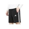 Adidas Pantaloni scurți, drepti, respirabili, cu logo brodat, cu talie elastică, cu dungi Negru IC9435