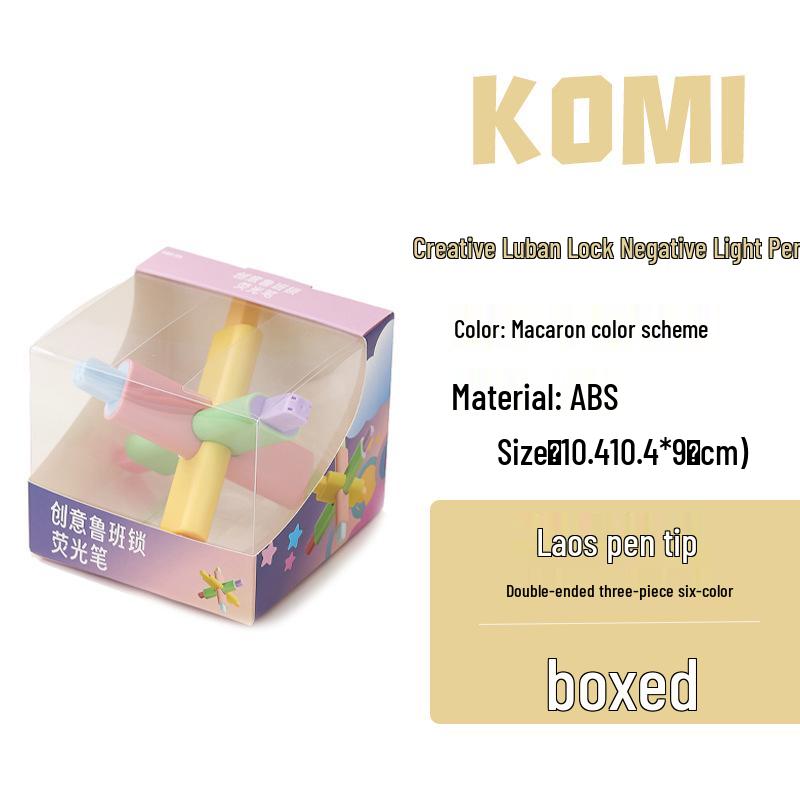 Cartoon Fluorescent Pen Gift Set: Colorful, Cute, and Creative Highlighters for Students