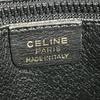 CELINE vintage logo Cluch Bag Bag Pouch Clutch bag Leather Black