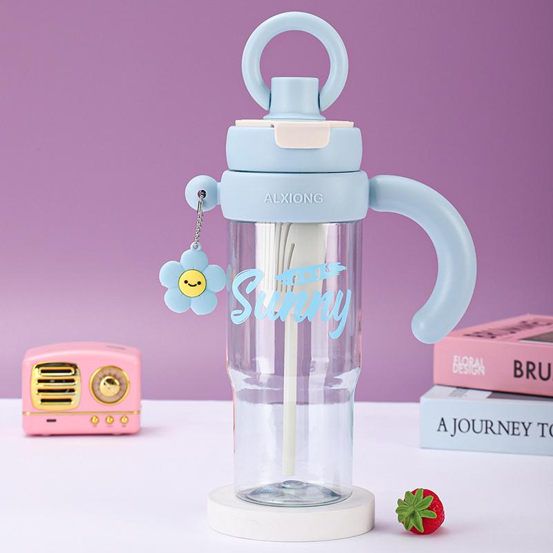 2-Way Drinking Ring Handle Ice Tumbler Leakproof Insulated Cup For Home Outdoor Travel