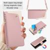 Crossbody Wrist Strap Case for Samsung Galaxy Z Fold 8 Ultra 7 6 5 4 3 5G Wallet with Card Holder Zipper PU Leather Flip Cover