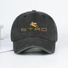 Lusso accessibile: Berretto da Baseball Distressed con Stampa Pegaso Etro – Cappellino Casual Unisex Elegante e Regolabile – Cappello da Sole Traspirante