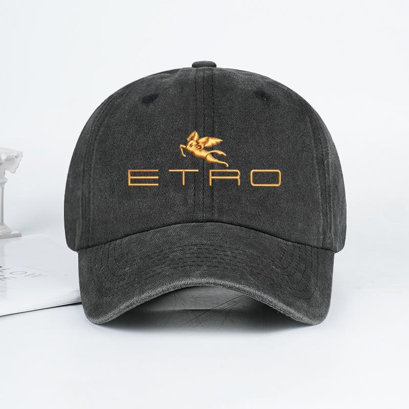 

Affordable Luxury: Etro Pegasus Print Distressed Baseball Cap – Stylish, Adjustable Unisex Casual Cap – Breathable Sun Hat чорний